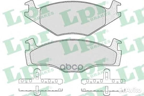 Колодки торм. дисковые 05p225 Lpr