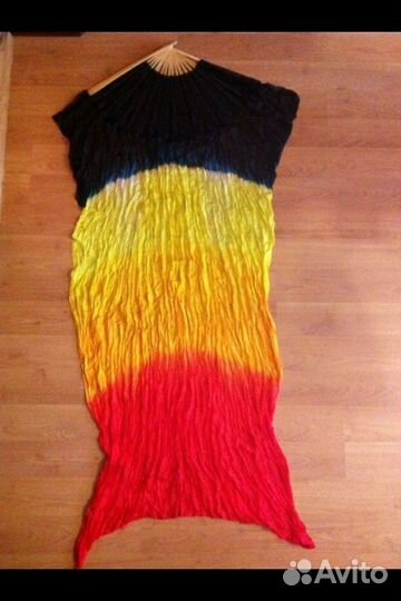 Веер-вейл для восточных танцев