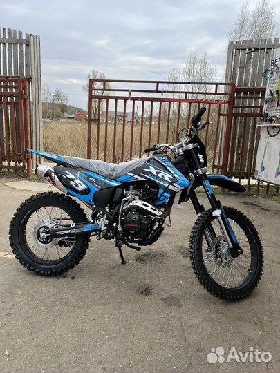Мотоцикл Кросс 300 XR300 lite синий (175FMM)