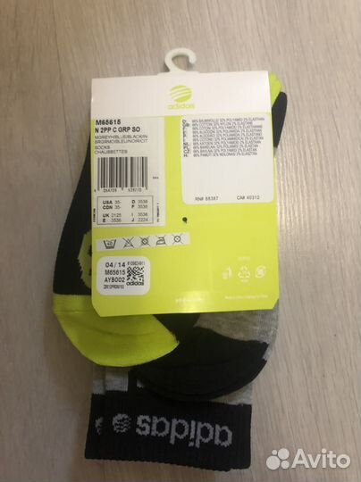 Носки adidas новые 35-38 р-р