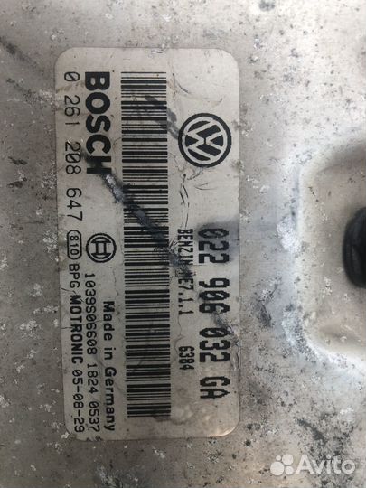 Блок управления двигателя vw туарег 3.2