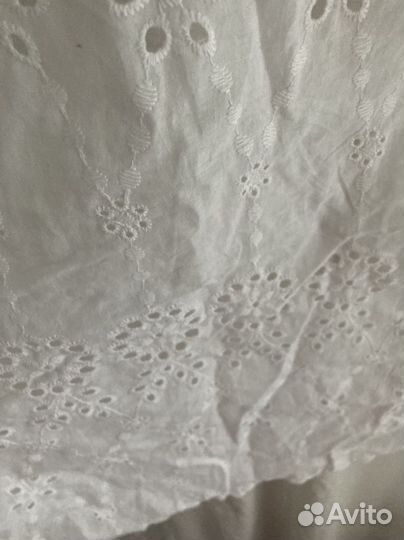 Блуза с вышивкой хлопок