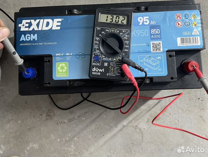 Аккумулятор Exide 95 AGM