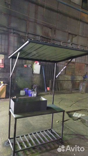 Мангал с крышей