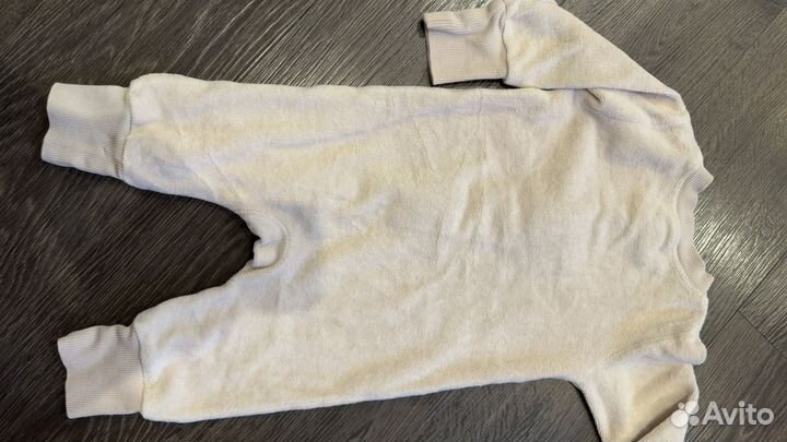 Mjolk комбинезон велюровый размер 68 серый