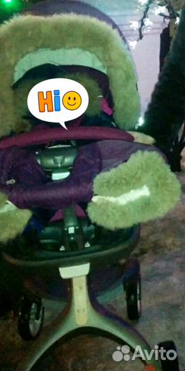 Stokke xplory V4 2в1+зимн.кит+аксессуары оригинал