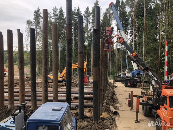 Погружение извлечение шпунта