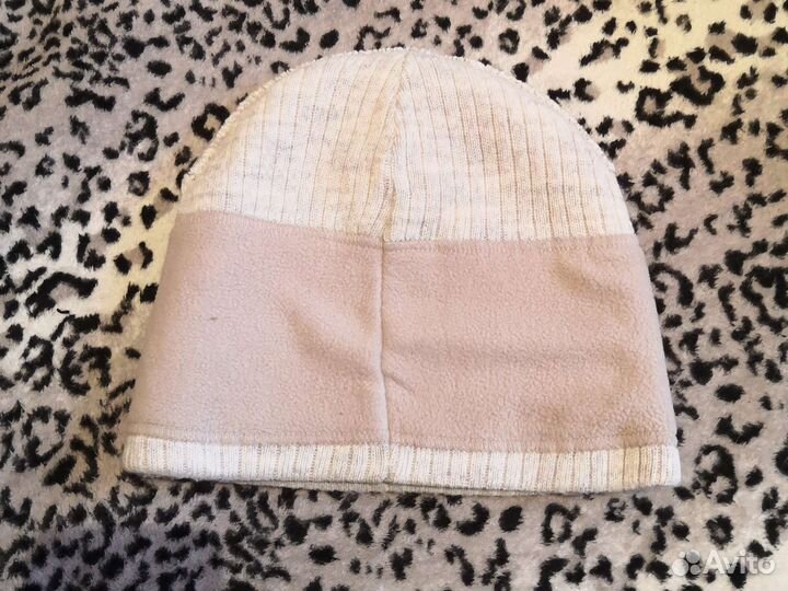 Женская шапка зимняя перламутровая