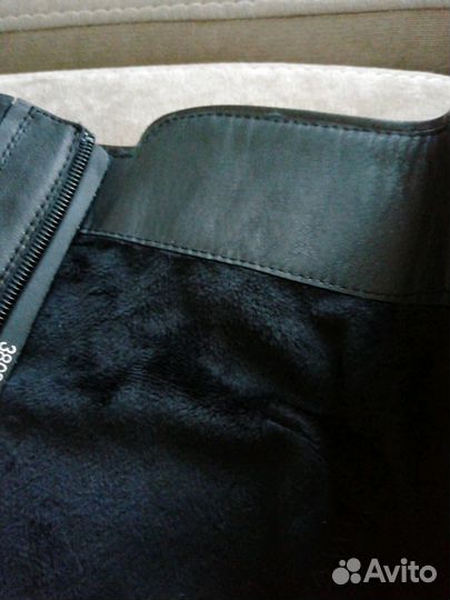 Ботфорты натуральная кожа. новые
