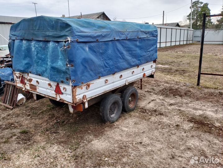 Прицеп легковой двухосный бу 