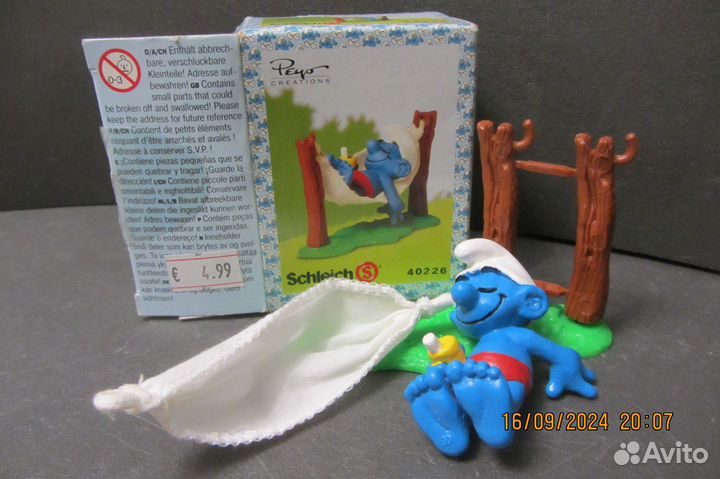 Смурфики киндер,шляйх,макдональдс