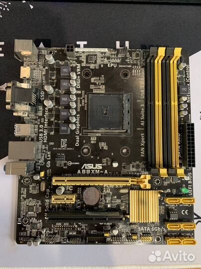 Материнская плата с процессором fm2+