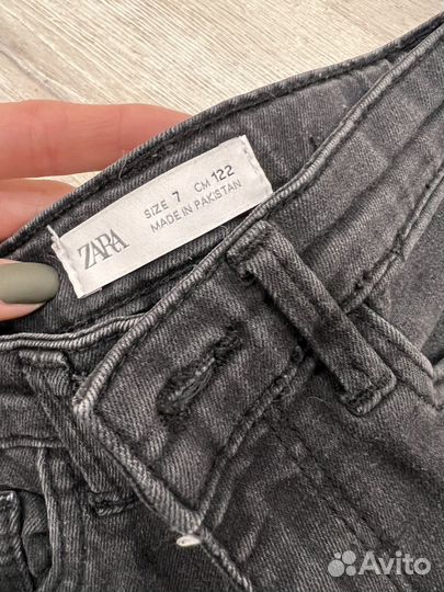 Джинсы zara 122 для девочки