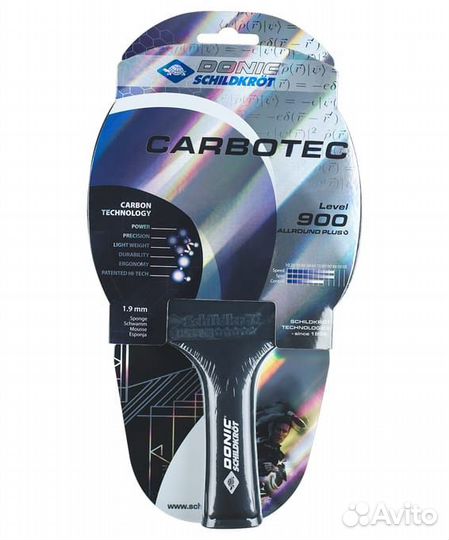 Ракетка для н\т donic Carbotec 900 carbon новая