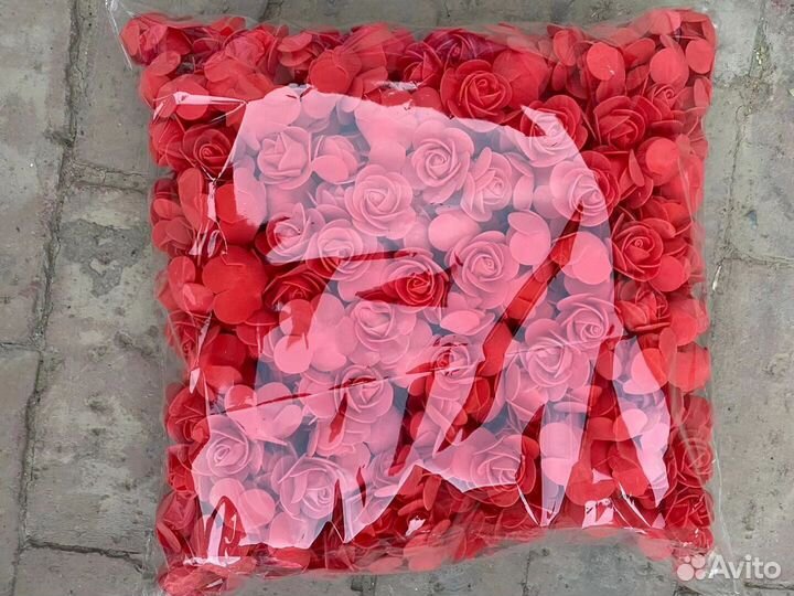 Розы из фоамирана