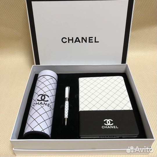 Подарочный набор Chanel ежедневник ручка