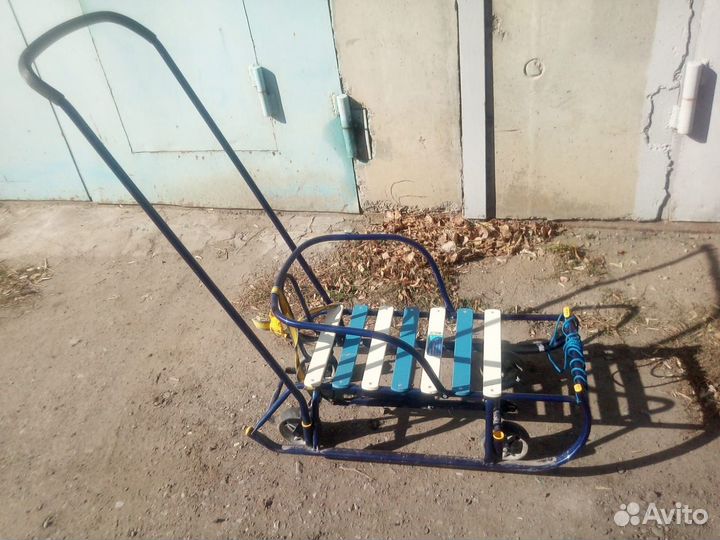Детские санки с колесами