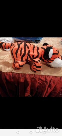 Мягкая собачка и тигр новые