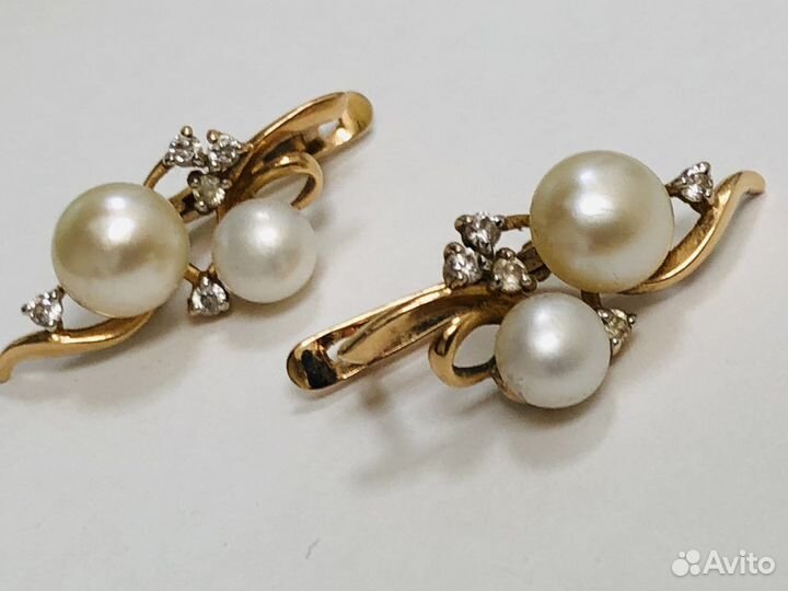 Золотые серьги