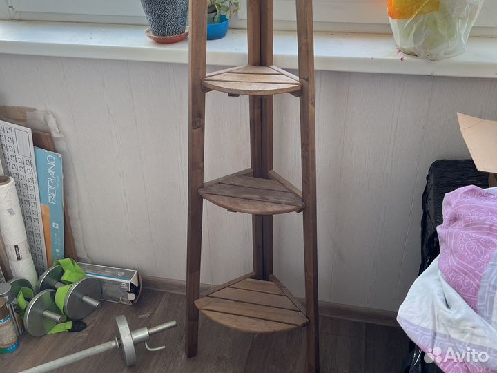 Полка под цветы напольная высота 118см