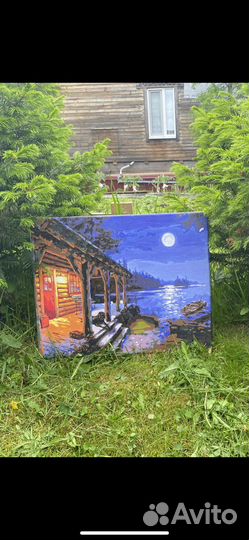 Картина красками