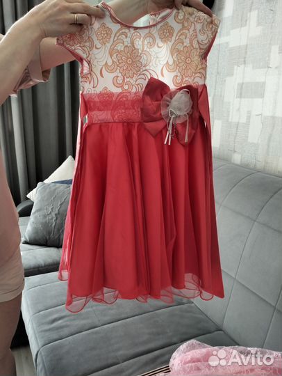 Платье для девочки 4-5-6-лет Ростовка 110