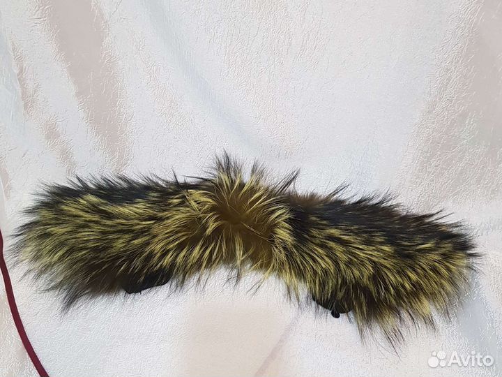 Воротник натуральный мех енот