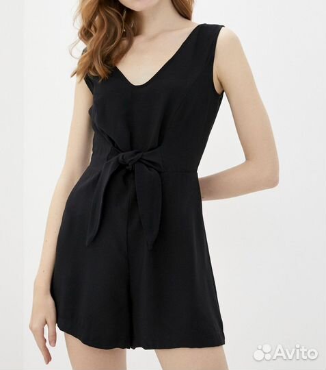 Черный летний комбинезон befree