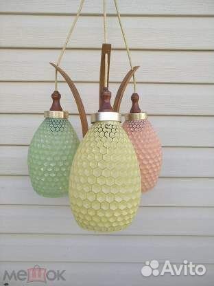 СССР ГДР Люстра Ананас Винтажнаяи