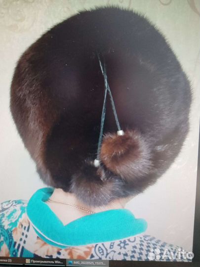 Шапка норковая женская