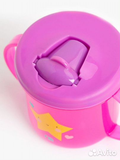 Поильник с носиком и ручками 
