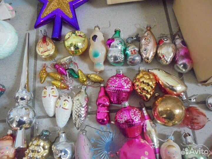 Новогодние елочные игрушки из СССР