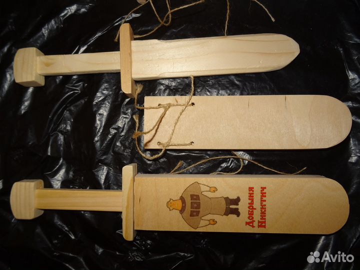 Мечи деревянные разной длины