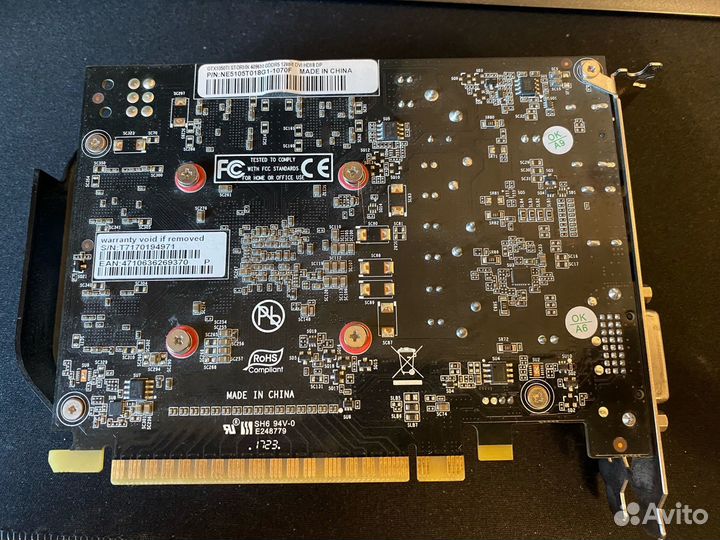 Видеокарта Palit GeForce GTX 1050 Ti