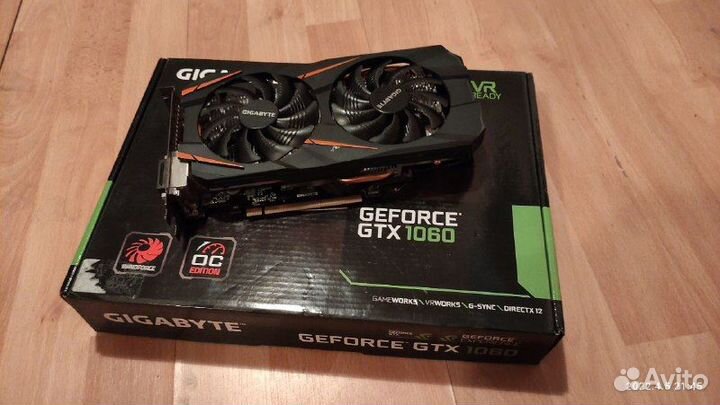Видеокарта Gigabyte GeForce GTX 1060 6GB