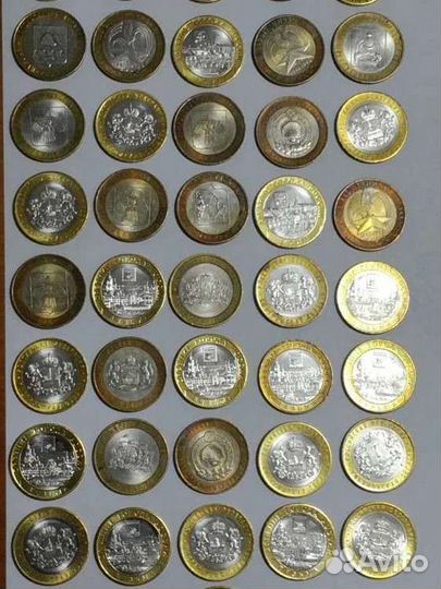 Монеты юбилейные 10 рублёвые биметал гвс