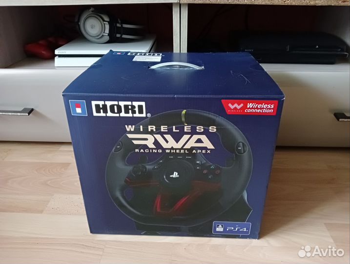 Игровой руль с педалями для PS 4 и пк