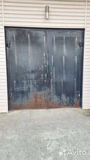 Ворота гаражные металлические бу