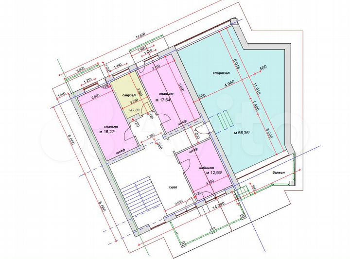 Дом 400 м² на участке 50 сот.