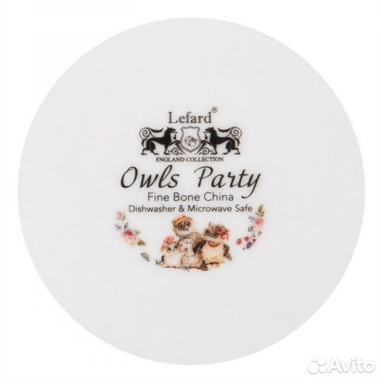 Новая тарелка Совы Lefard Owls Party Китай Фарфор