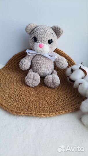 Мягкая игрушка котик