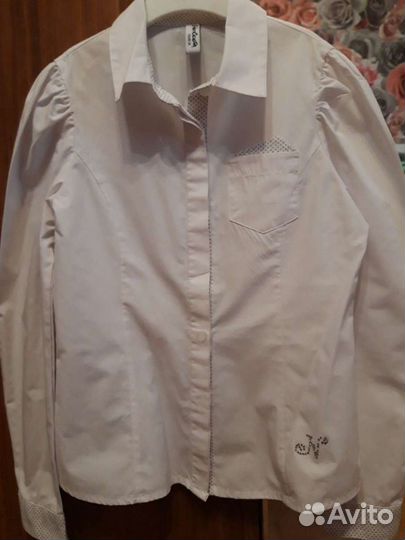 Рубашка, жилет для девочки