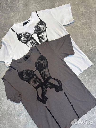 Футболка с имитацией белья