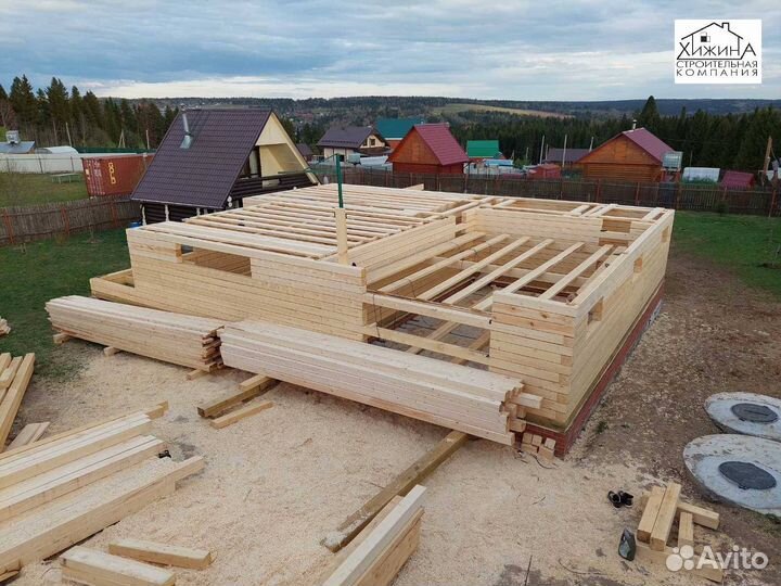 Строительство домов с гаражом 10х12 из бруса