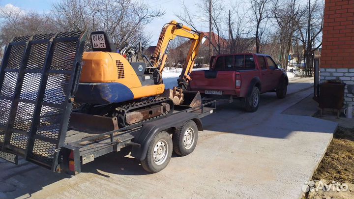 Услуги миниэксковатора