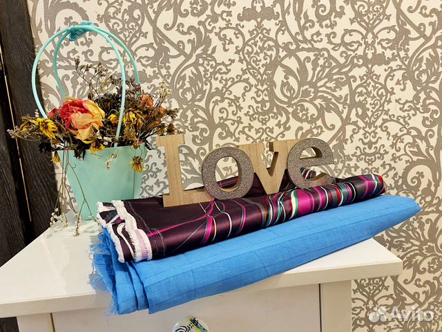 Отрезы ткани пакетом для творчества и шитья