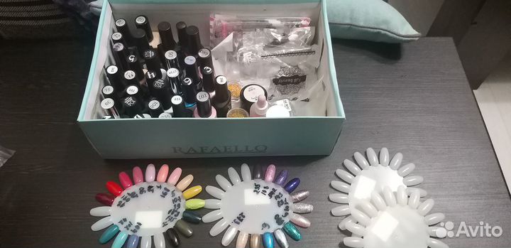 Маникюрные принадлежности(Набор) +shellac,гель лак