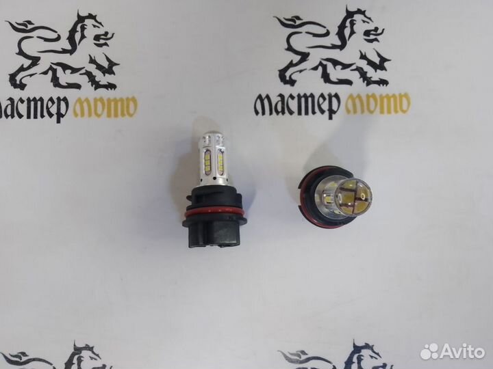 Светодиодная Led лампа фары Honda Dio 18 чипов