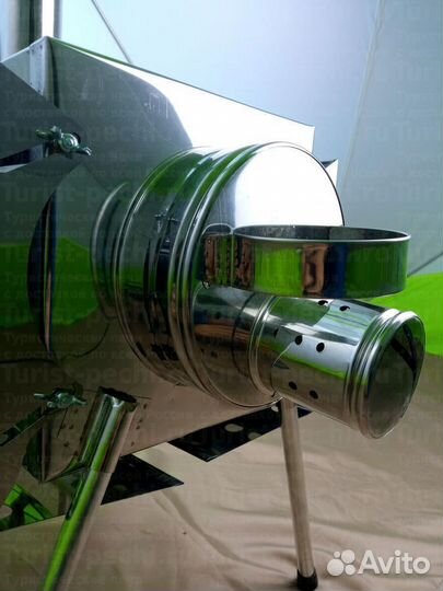 Походная печь Пошехонка Малая на 15 л. c 3Д экрана