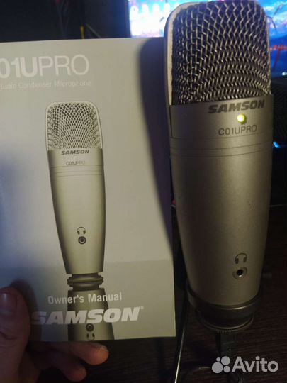 Студийный конденсаторный микрофон Samson C01U Pro